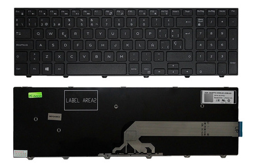 Teclado Dell 15-5555 Negro Iinspiron 15-5100 Sn7234 Rev:a01