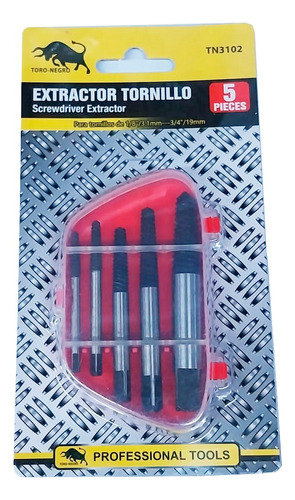 Extractor De Tornillo 5 Piezas