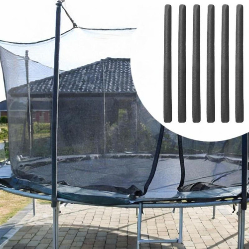 Mangas De Espuma De Trampolín De 6 Piezas Espuma De Negro