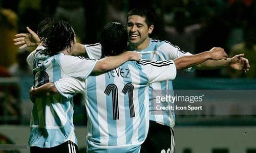 Camiseta Selección Argentina Utileria Tevez # 11 (Usado)