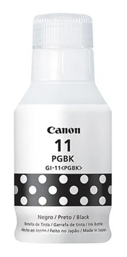 Garrafa De Tinta Canon Gi-11 Preto Original G3160 G2160 