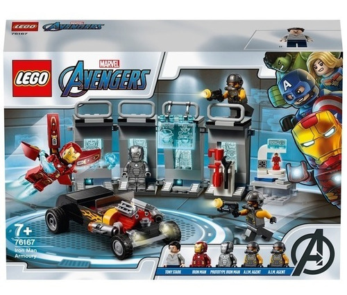 Lego Marvel Avenger Iron Man Armory 76167 - 258 Pz