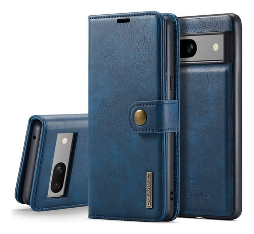Funda De Piel Magnética Desmontable Tipo Cartera Para Google Pixel 5a 6 6pro 6a 7 7a 7 8 Pro 8a 9 Pro Xl 9a, Funda Con Tapa Extraíble