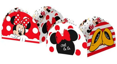 Porta Forminha Para Doces Festa Minnie Mouse - Com 50 Unidad