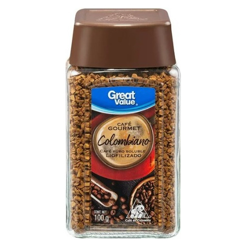 Café Soluble Great Value Colombiano Gourmet 100g