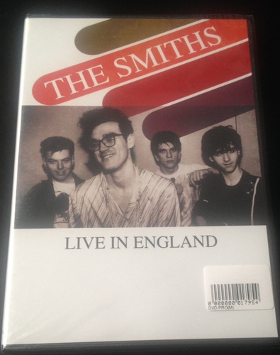 The Smiths Live In England Dvd Raro Novo + 2 Faixas Bônus La