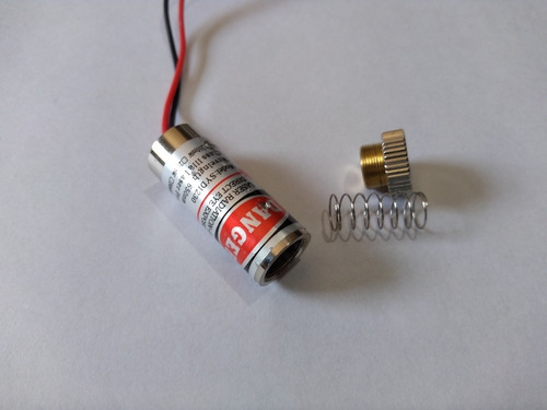 Imagen 2 de 4 de Laser Led Diodo Rojo 650nm 5mw Lente Diy Arduino Javilandia