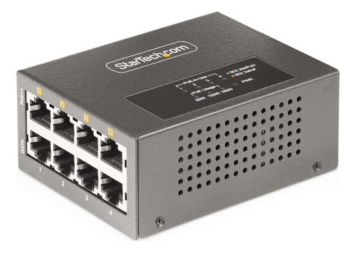 Pack De Injector Poe++ Startech.com 4-puertos 1g Ethernet