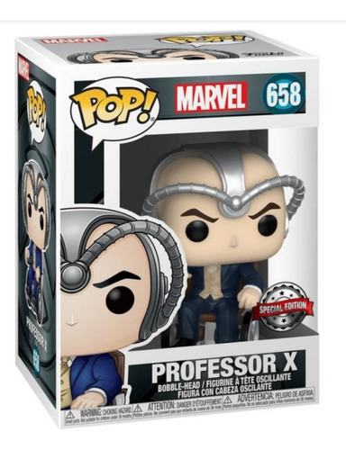 Funko Pop Marvel X-men Professor X Cerebro 658 Especial Edit