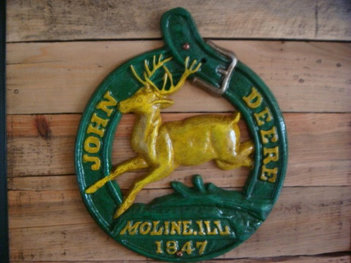 Placa Anuncio Estilo  Antiguo  John Deere