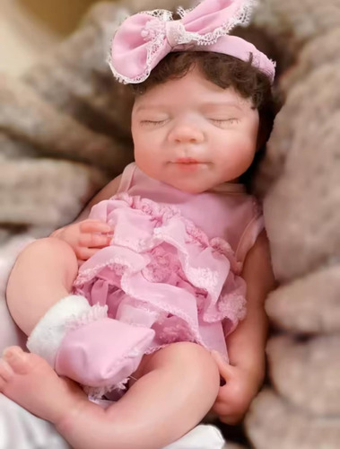 Bebe Reborn Original Silicona Sólida Blando 33 Cm Realista
