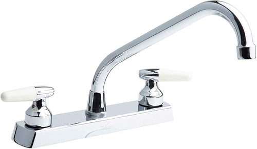 Mezcladora Fregadero Llave 8pulgadas Grifo Cocina Inoxidable Color Plateado