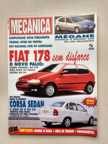 Revista Oficina Mecânica 111 Megane Corsa Sedan Palio 230