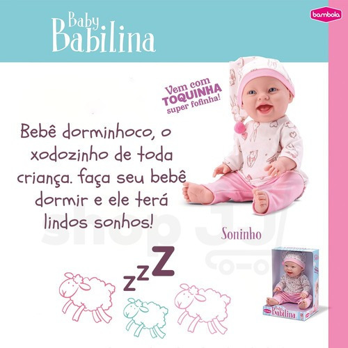 Muñeca Baby Doll Soninho Mini 729