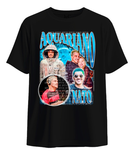 Camisa Básicas Chico Moedas Aquariano Nato Meme Carnaval