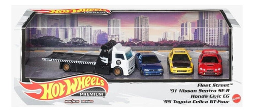 Hot Wheels Premium Gmh39 Jdm Fleet Street Civic Eg Racers