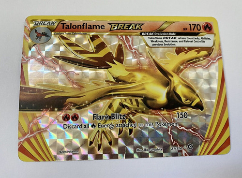 Cartas Pokemon Talonflame Break Holo