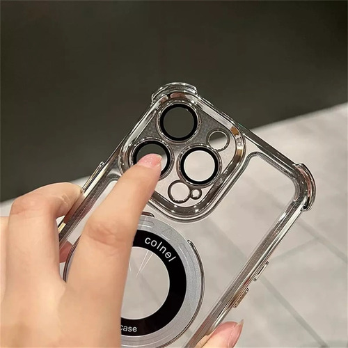 Capa Protetora Para Iphone16/15/14 Com Anel Invisível