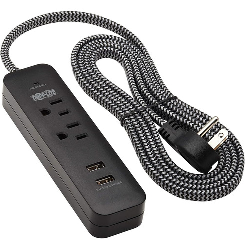 Tripp Lite Protector Contra Sobretensiones Power Strip 2-out