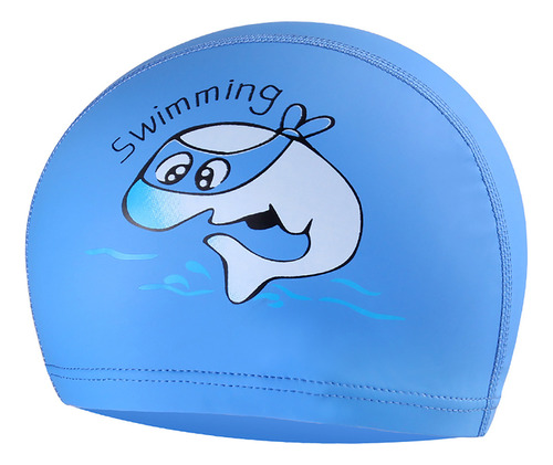 Gorro Para Piscina Azul Delfin Fisslove Elastico Gorro De Natacion Niños Gorros Silicona Qatarshop Gorro De Baño Para Piscina Temperada Gorra Natacion