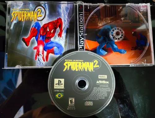 Spider-Man 2: Enter Electro Jogo PS1 Midia Fisica