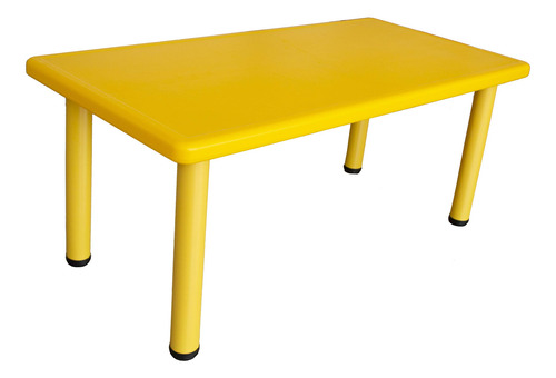 Mesa Rectangular Infantil Amarillo Con 6 Sillas Envío Gratis