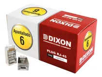 Comprar Caja 100 Conectores Rj45 Dixon Para Utp Cat.6 Apantallados