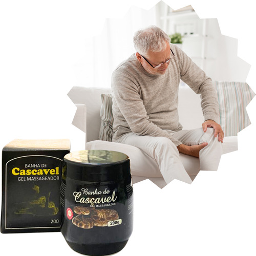 Kit 24 Gel Banha De Cascavel Extra Forte Massagem Atacado