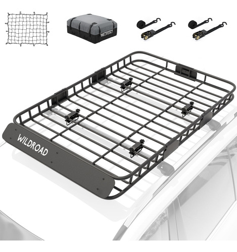 Wildroad Cesta De Carga Para Techo De Automovil Mejorada De
