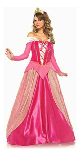 Leg Avenue Women's Princess Aurora Costume, Pink, Large