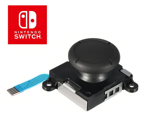 Analógico 3d Joy Con L & R Nintendo Switch ( ) Cor Vermelho-neón/azul-neón