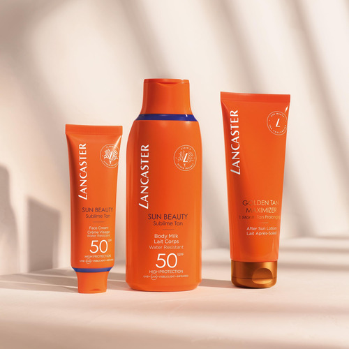 Protetor Solar Lancaster Sun Beauty Leite Bronzeador Derreti