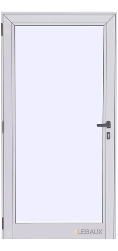 Puerta Modena Premium 90x200 Vidrio Entero Dvh Lebaux