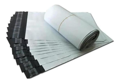 Imagen 1 de 9 de Pack 100 Bolsas Embalajes Courier Sobre Autoadhesivo 20x35cm
