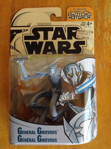 Figuras Star Wars Clone Wars General Grievous Serie Animada