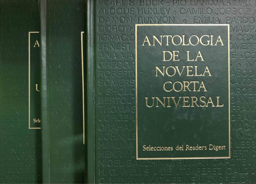 Antología De La Novela Corta Universal - Tomos 1 A 3completa