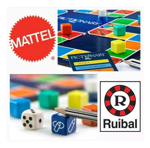 Pictionary Juego Dibujar Original Mattel Ruibal Mundo Manias