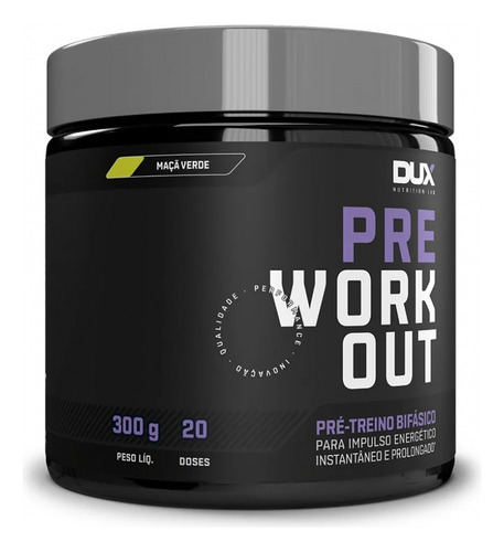 Pre Workout Original (300g) - Sabor: Maçã Verde Maçã Verde
