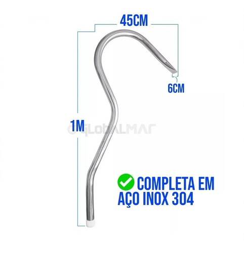 Cascata Decorativa Luxo Polida Inox Piscina Grande 100cm