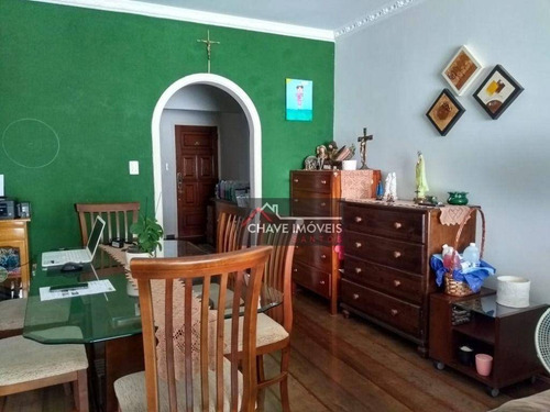 Imagem 6 de 14 de Apartamento Com 2 Dormitórios Em Condomínio Fechado Com Lazer, Por R$ 550.000 - Aparecida - Santos/sp - Ap1631