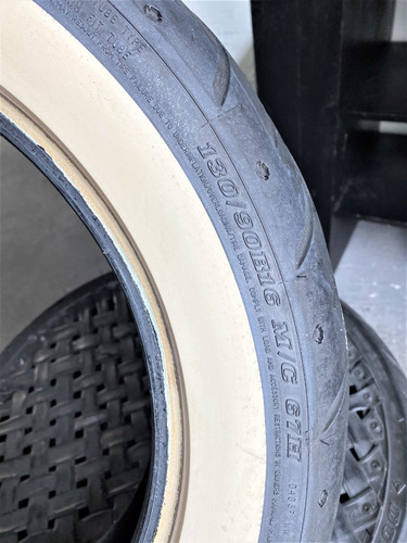 Pneu Front 130/90/16 Dunlop D408f Usado Harley Davidson (Usado)