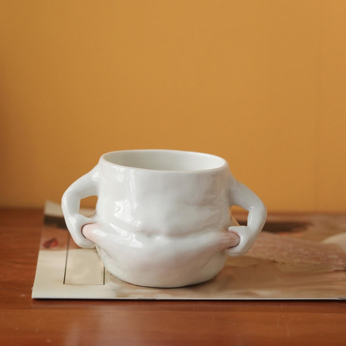 Mz Taza De Café De Cerámica Bebida Con Asa Contenedor Cacao