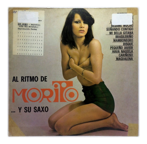 Vinilo Morito Al Ritmo De Morito Y Su Saxo Lp Argentina 1979