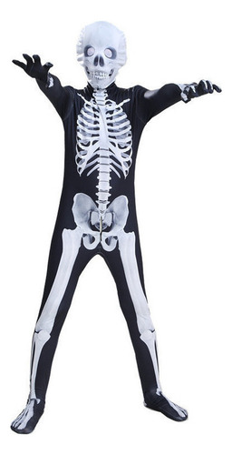 Mono Infantil Con Calavera De Grim Reaper, Mono Shadow Devil