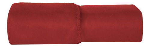 Lençol Avulso Cama Box Casal Com Elástico 400 Fios Luxo Cor Vermelho Desenho Do Tecido Liso