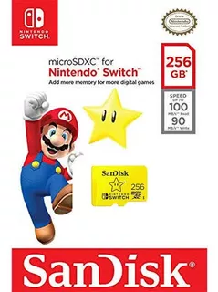 Memoria Micro Sd Nintendo Switch Sandisk 256 Gb