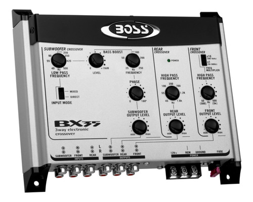 Boss Audio Bx35 - Crossover Electrónico De 3 Vías Con Con.