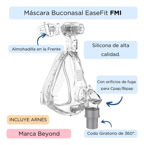 Máscara Buconasal Easefit Fmi Beyond