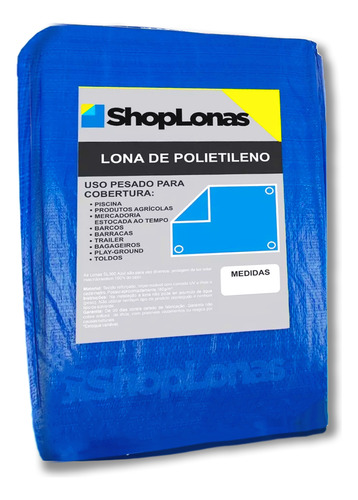 Lona 8x6 Azul Impermeavel Multi Forro Piscina Festa Telhado