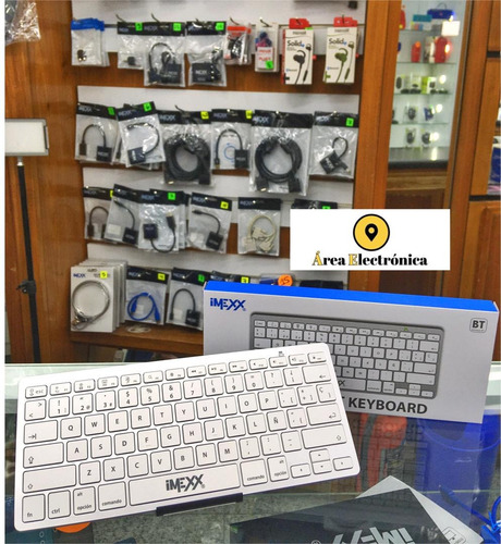 Imagen 3 de 4 de Teclado Inalámbrrico Bluetooth Imexx Computadora Laptop